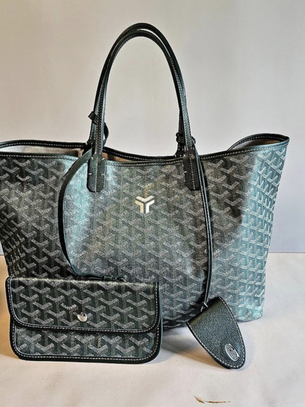 Goyard Saint Louis GM Tote Bag Green